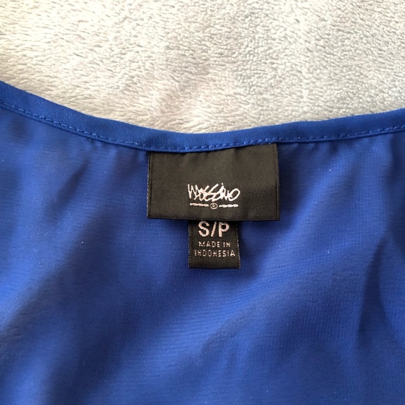 Royal Blue Racerback Top - Picture 3 of 4